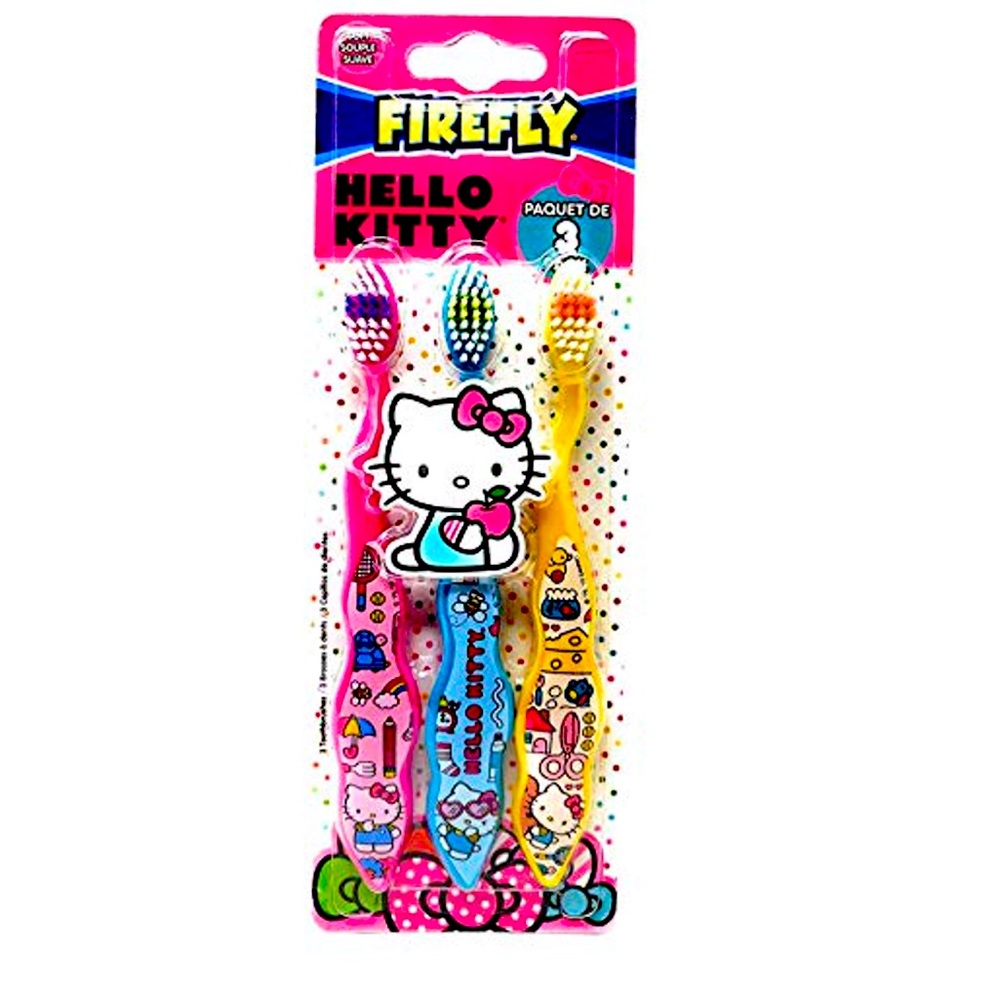 Firefly Hello Kitty Toothbrushes 🪥 3 Pack